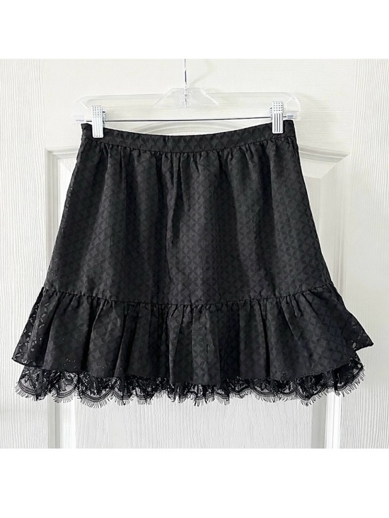 Magic Box Dresses & Skirts - Magic Box Mini Skirt Black Coquette Girl Vamp Punk Princess Eyelash Lace Floral
